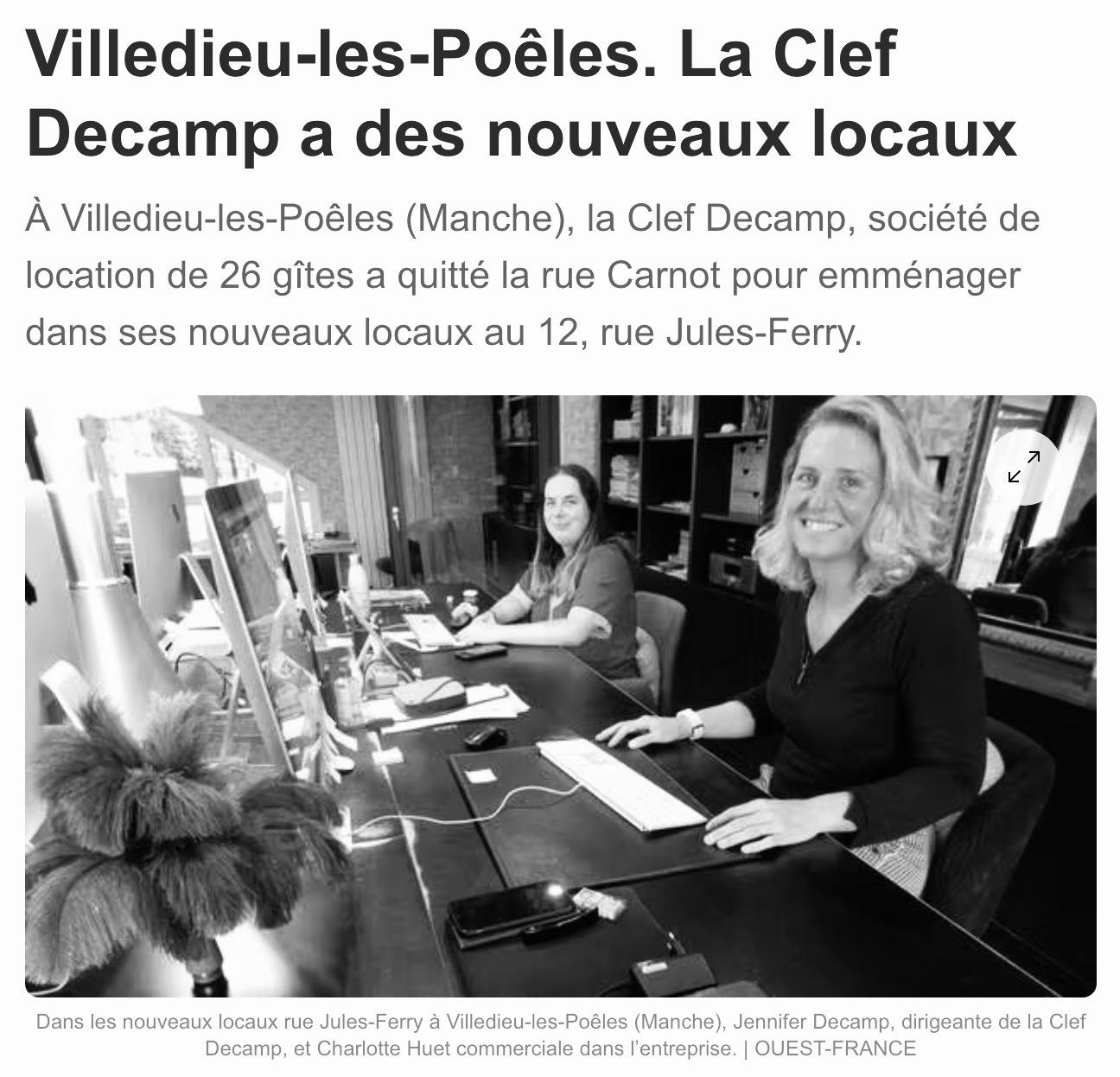 La Clef Decamp a des nouveaux locaux