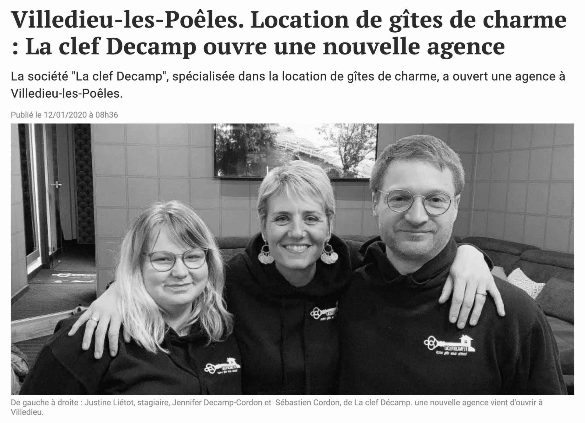 À La Clef Decamp, les gîtes se multiplient